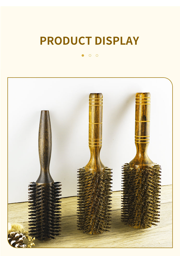 Professional Boar Bristle Round Hair Brush