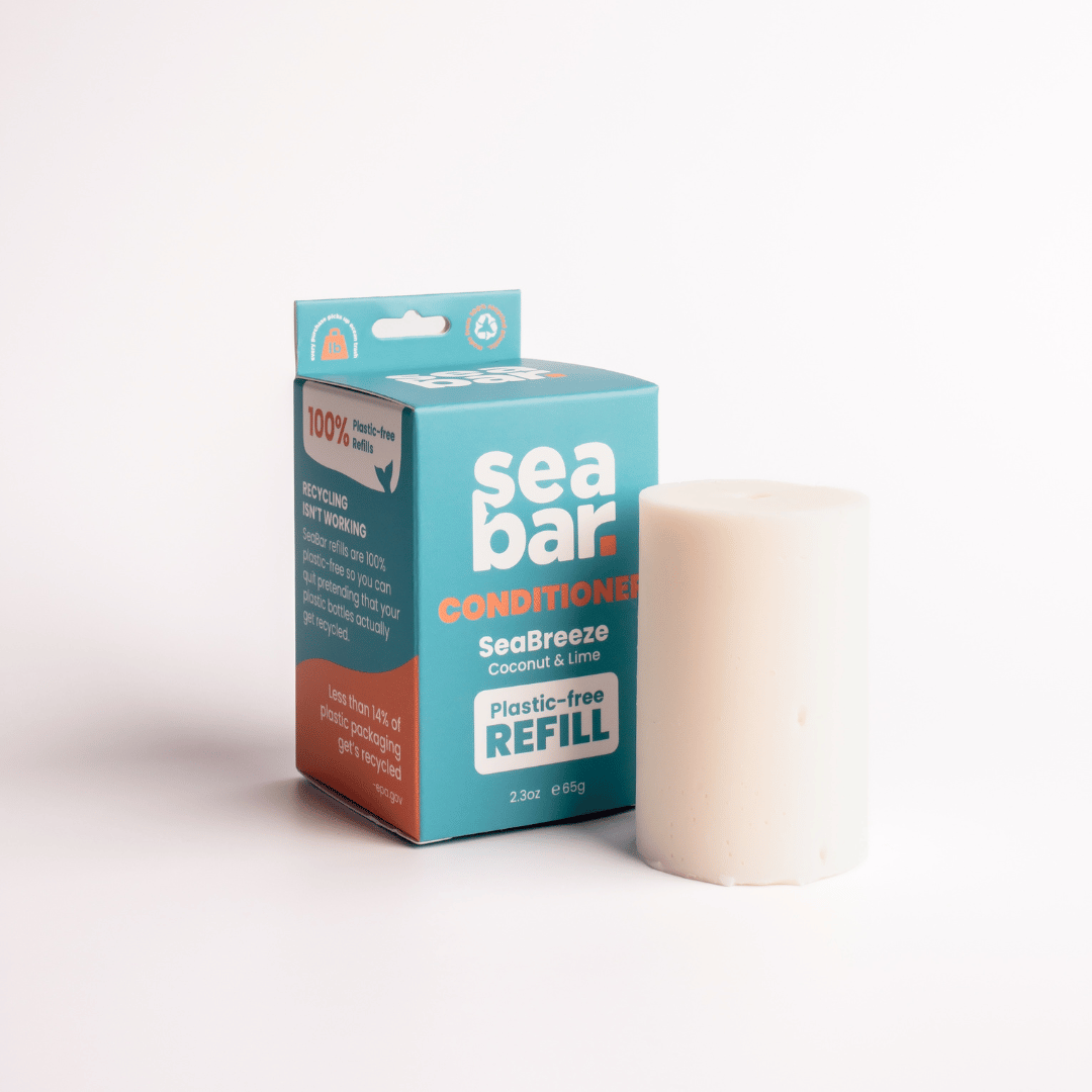 SeaBreeze Moisturizing Shampoo Bar | Refillable Hydrating Shampoo for Dry Hair, All Hair Types, Eco-Friendly