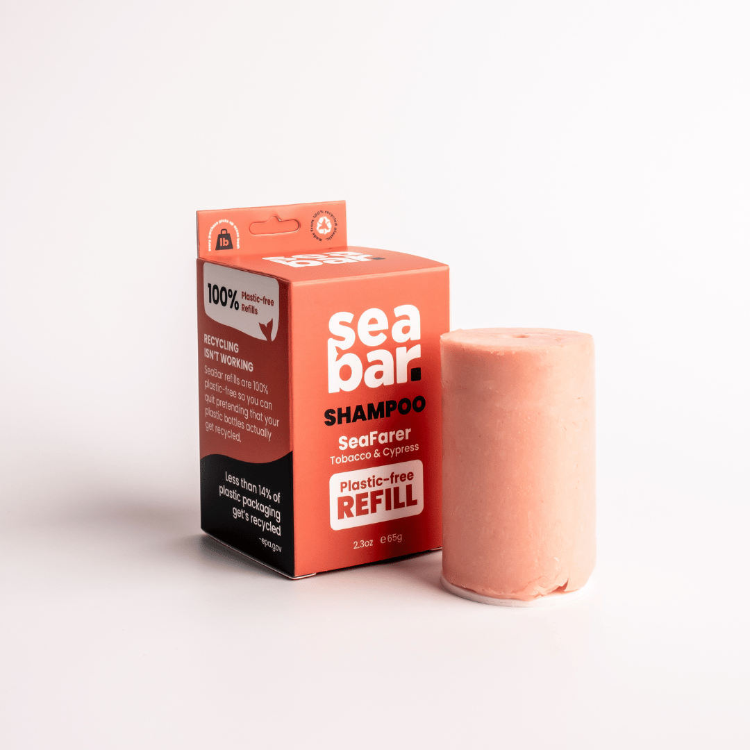 SeaFarer Shampoo Bar | Refillable DHT Blocking Shampoo for Hair Growth, All Hair Types, Eco-Friendly