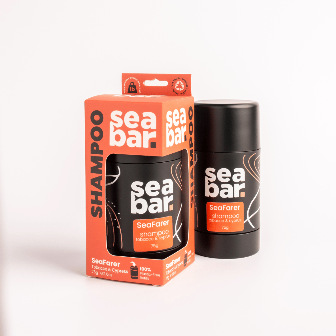 SeaFarer Shampoo Bar | Refillable DHT Blocking Shampoo for Hair Growth, All Hair Types, Eco-Friendly