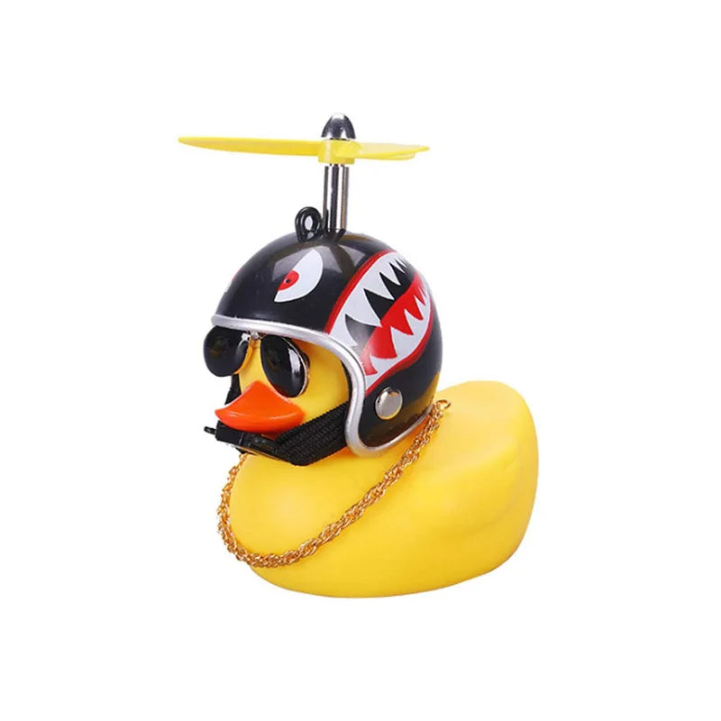 Car Cute Duck with Helmet