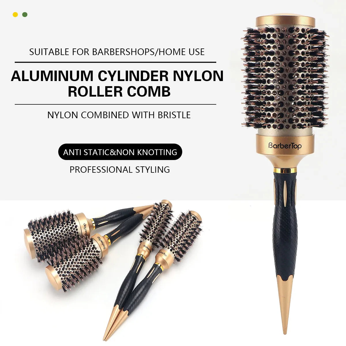 New Handle Round Rolling Brush