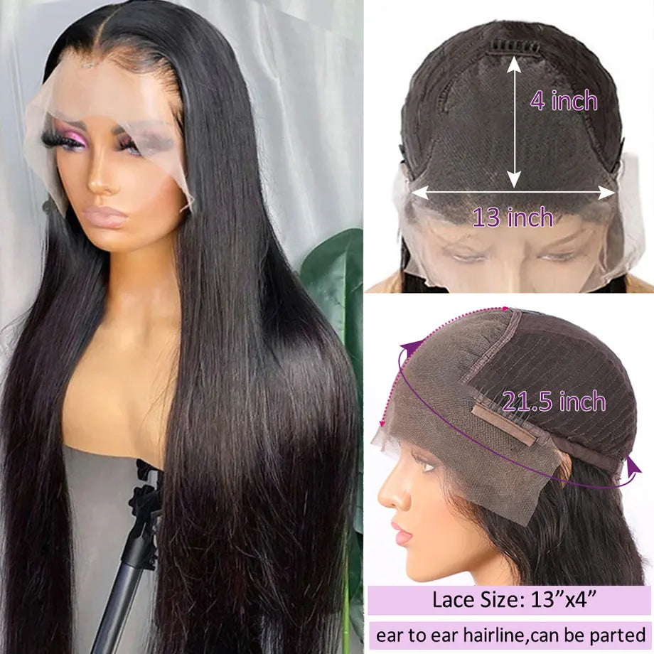 Straight Lace Front Wigs Human Hair