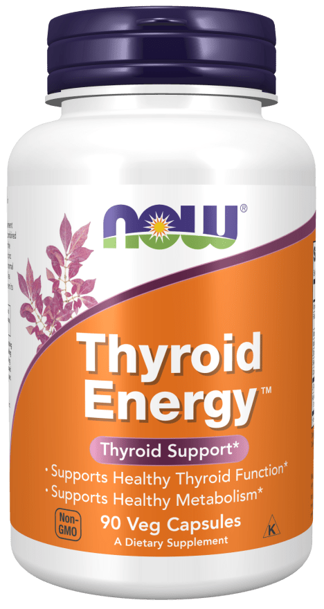 NOW Foods Thyroid Energy Supplement – Thyroid Support with Iodine, Selenium & Zinc