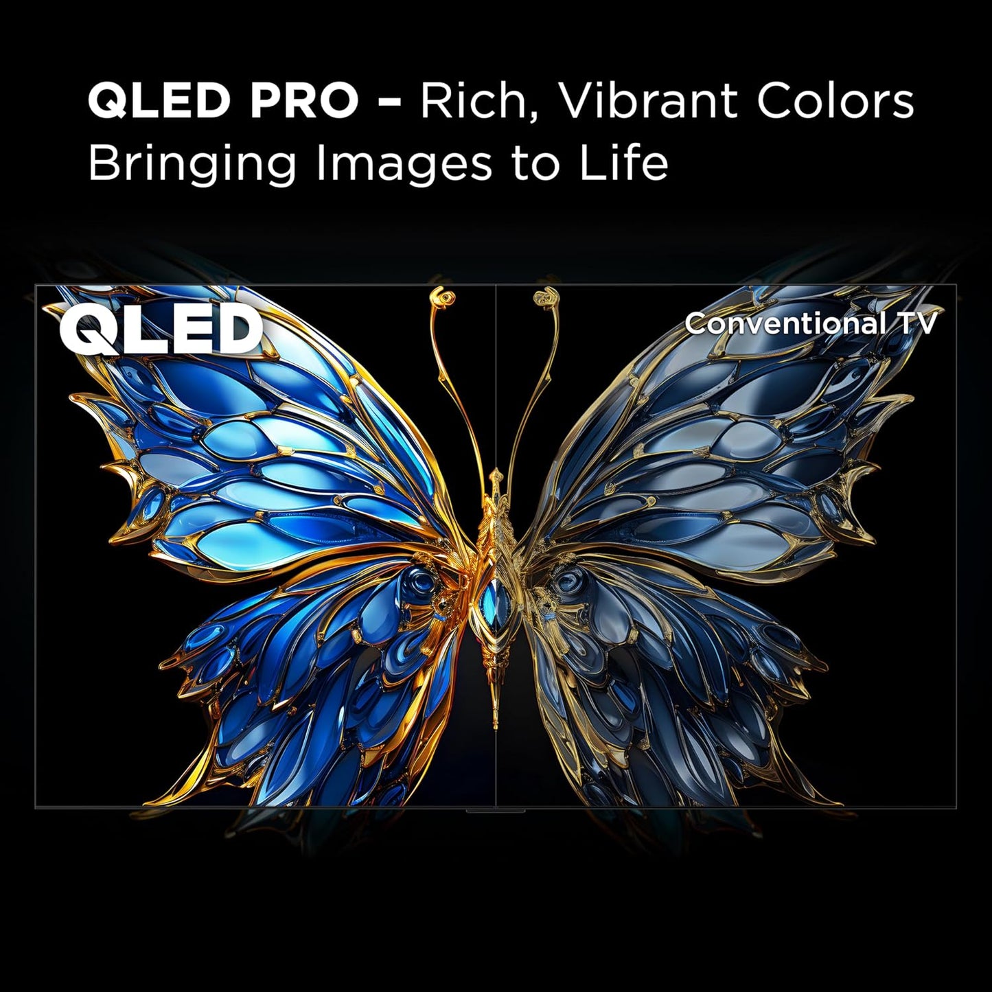 98-Inch Q65 QLED 4K UHD Smart TV with Google TV (98Q651G, 2024 Model) Dolby Vision, Dolby Atmos, HDR Pro+, Game Accelerator Enhanced Gaming, Voice Remote, Works with Alexa, Streaming Television