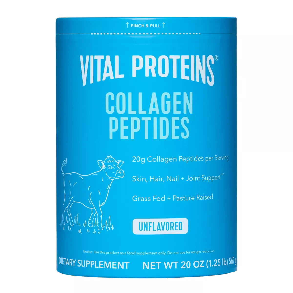 Vital Proteins Collagen Peptides Unflavored Powder