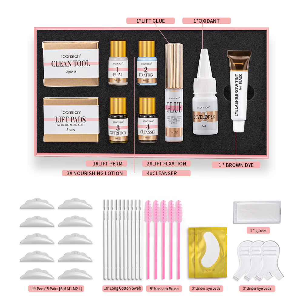 ICONSIGN Lash Lift and Eyebrow Dye Tint Kit