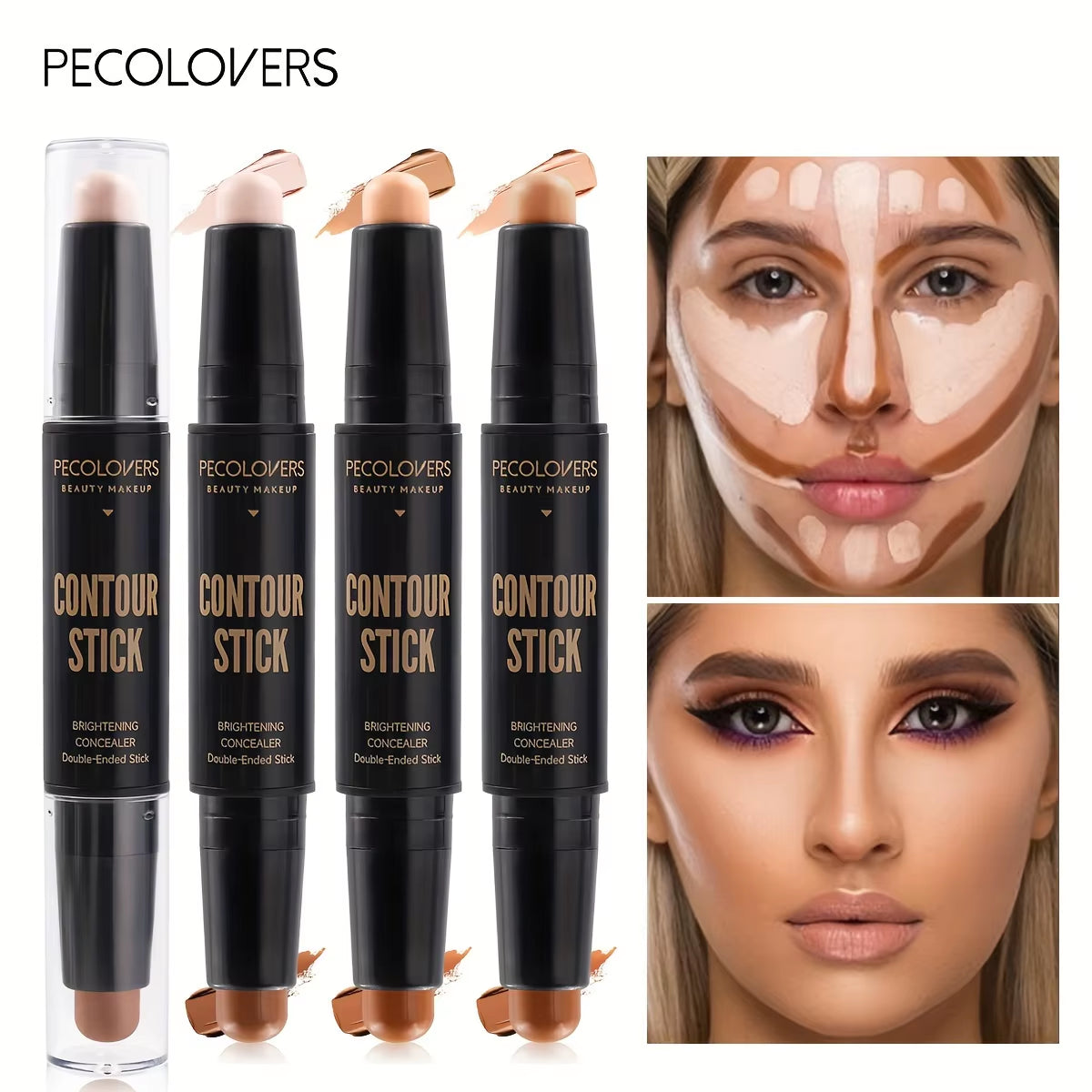 Face Concealer Contouring for Face Bronzer Beauty Contour Makeup Base Foundation Cream for Women'S Cosmetics New