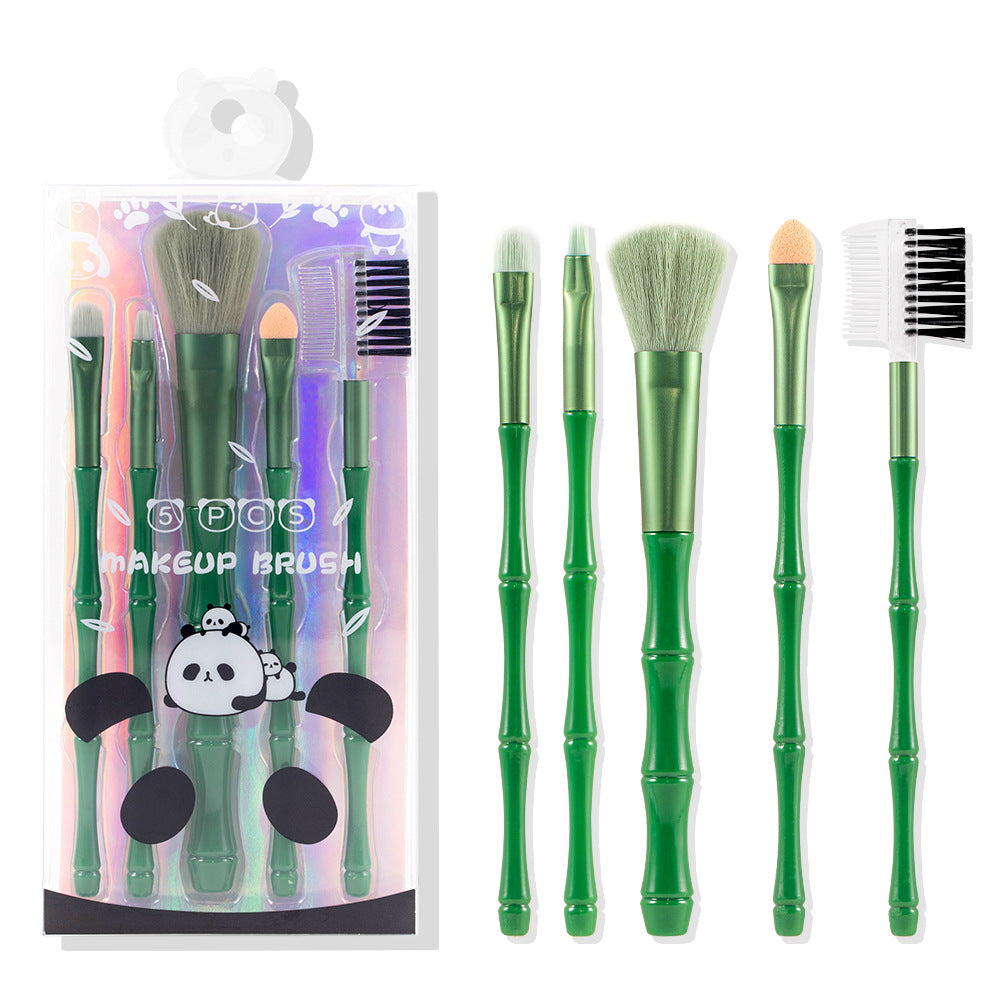 5-Piece Makeup Brush Set | Soft Nylon Makeup Brushes for Face & Eyes
