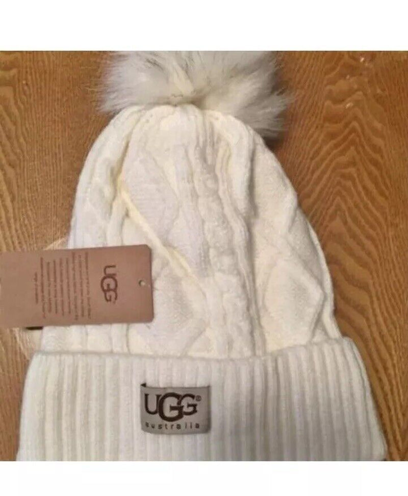 UGG NWT Australia Winter Beanie White