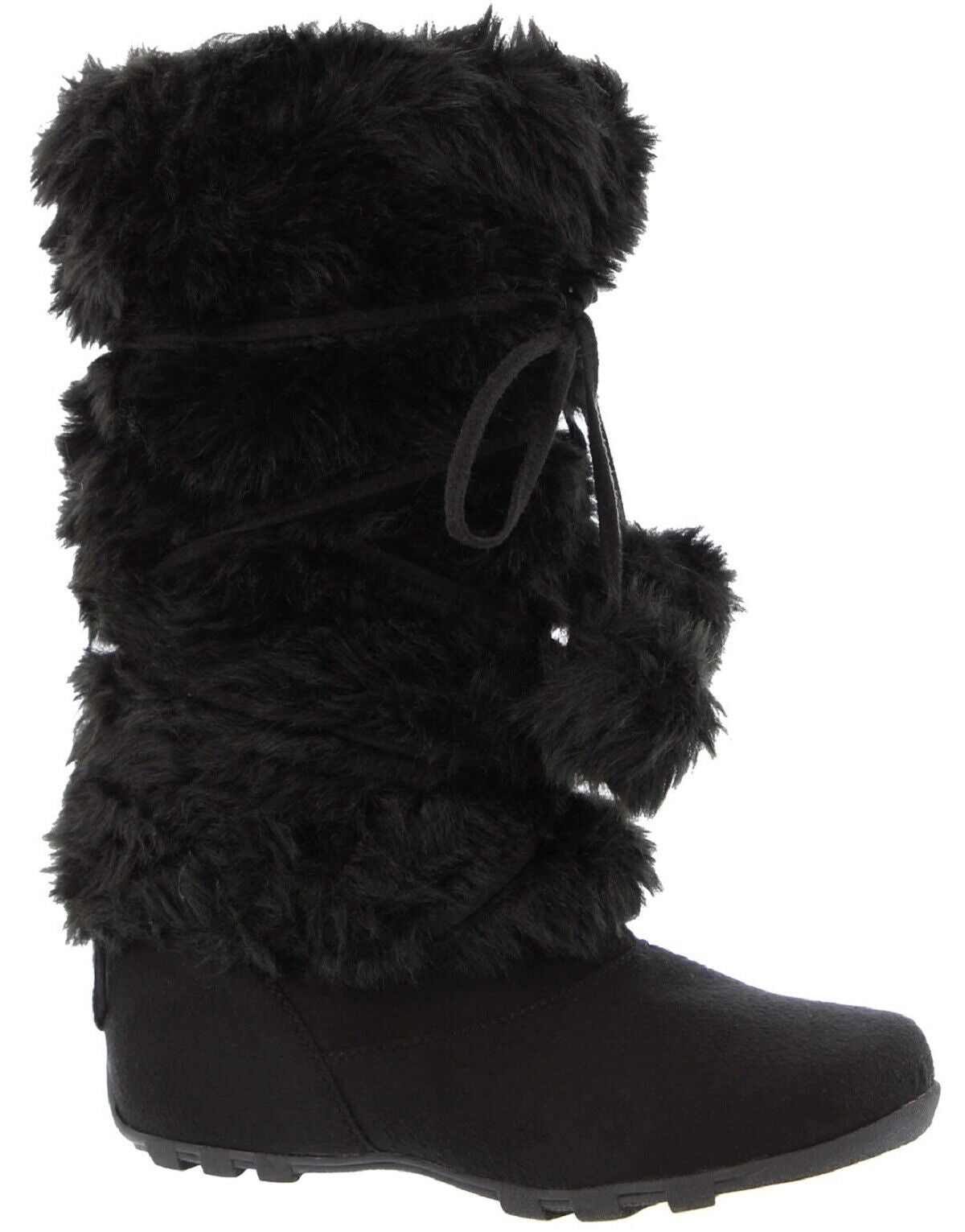 EZGD Blossom Talia-Hi Women Ladies Mukluk Faux Fur Mid Calf Warm Winter Snow Boo