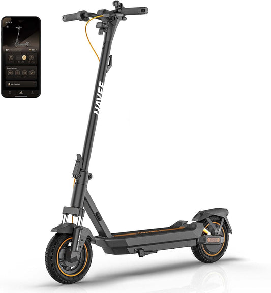 GT3 Series Electric Scooter Adults, E Scooter, Fast 20 Mph, 700W 500W Motor with Suspension, Long Range 30 Miles, 10" Tires All Terrain, Foldable for Commuter Men Adult Teens Students Heavy Duty