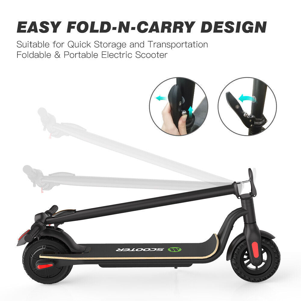 2024 ADULT ELECTRIC SCOOTER LONG-RANGE FOLDING E-SCOOTER SAFE URBAN COMMUTER