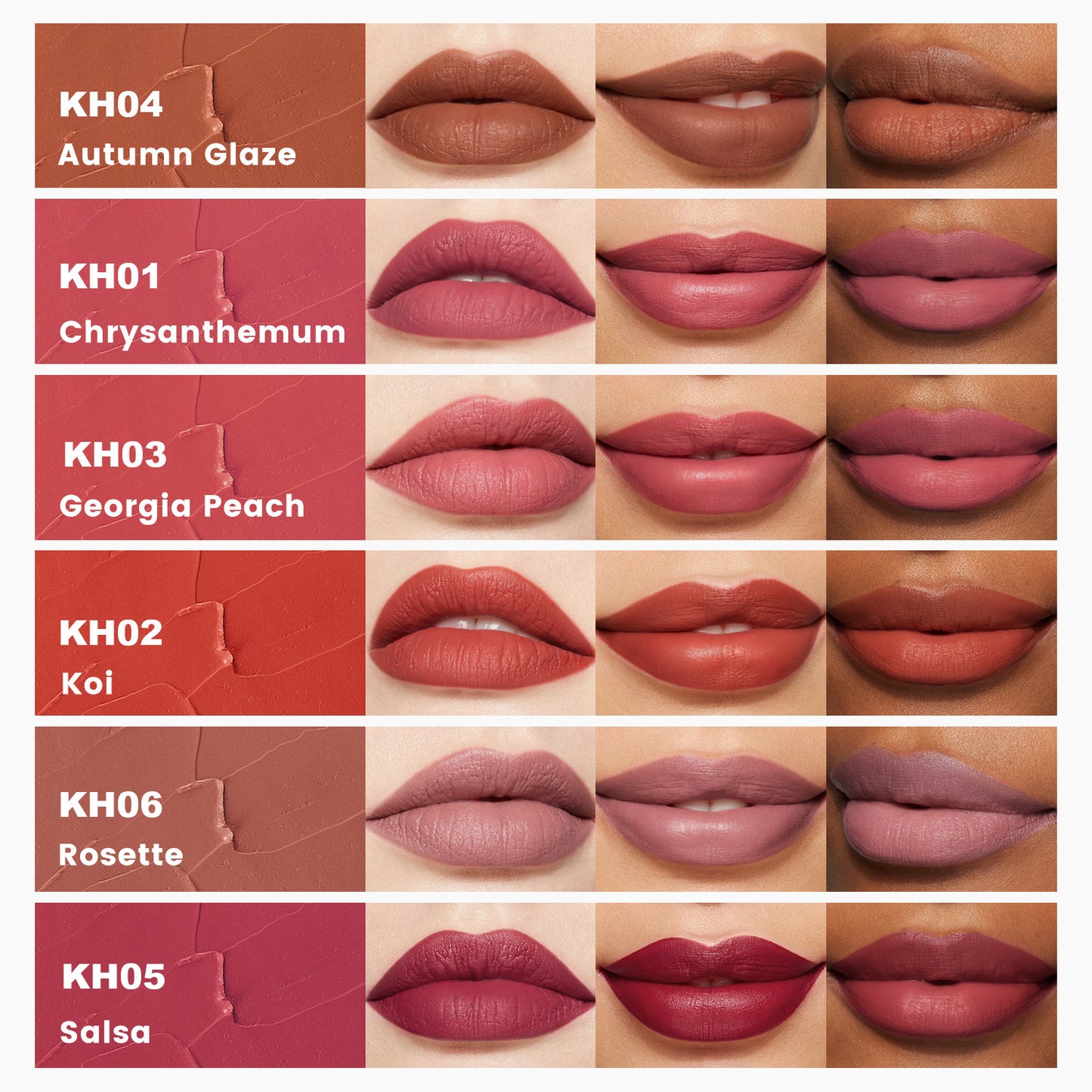 Szvilimz High Quality Silky Smooth Waterproof Matte Lipstick