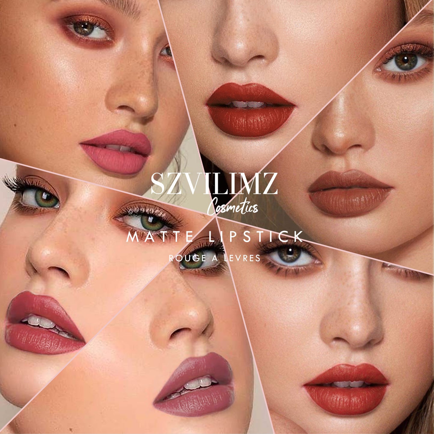 Szvilimz High Quality Silky Smooth Waterproof Matte Lipstick