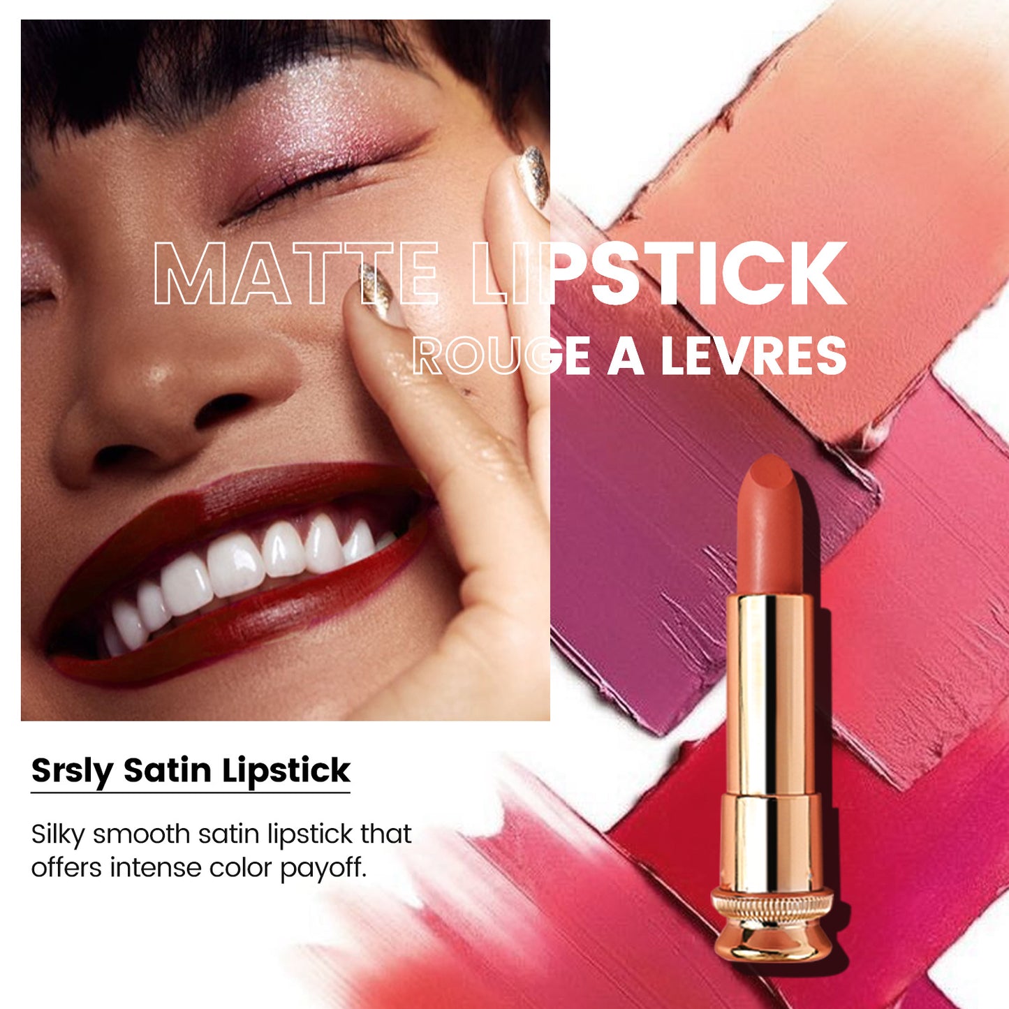 Szvilimz High Quality Silky Smooth Waterproof Matte Lipstick