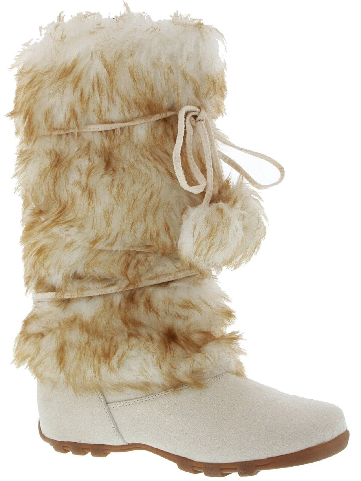 EZGD Blossom Talia-Hi Women Ladies Mukluk Faux Fur Mid Calf Warm Winter Snow Boo