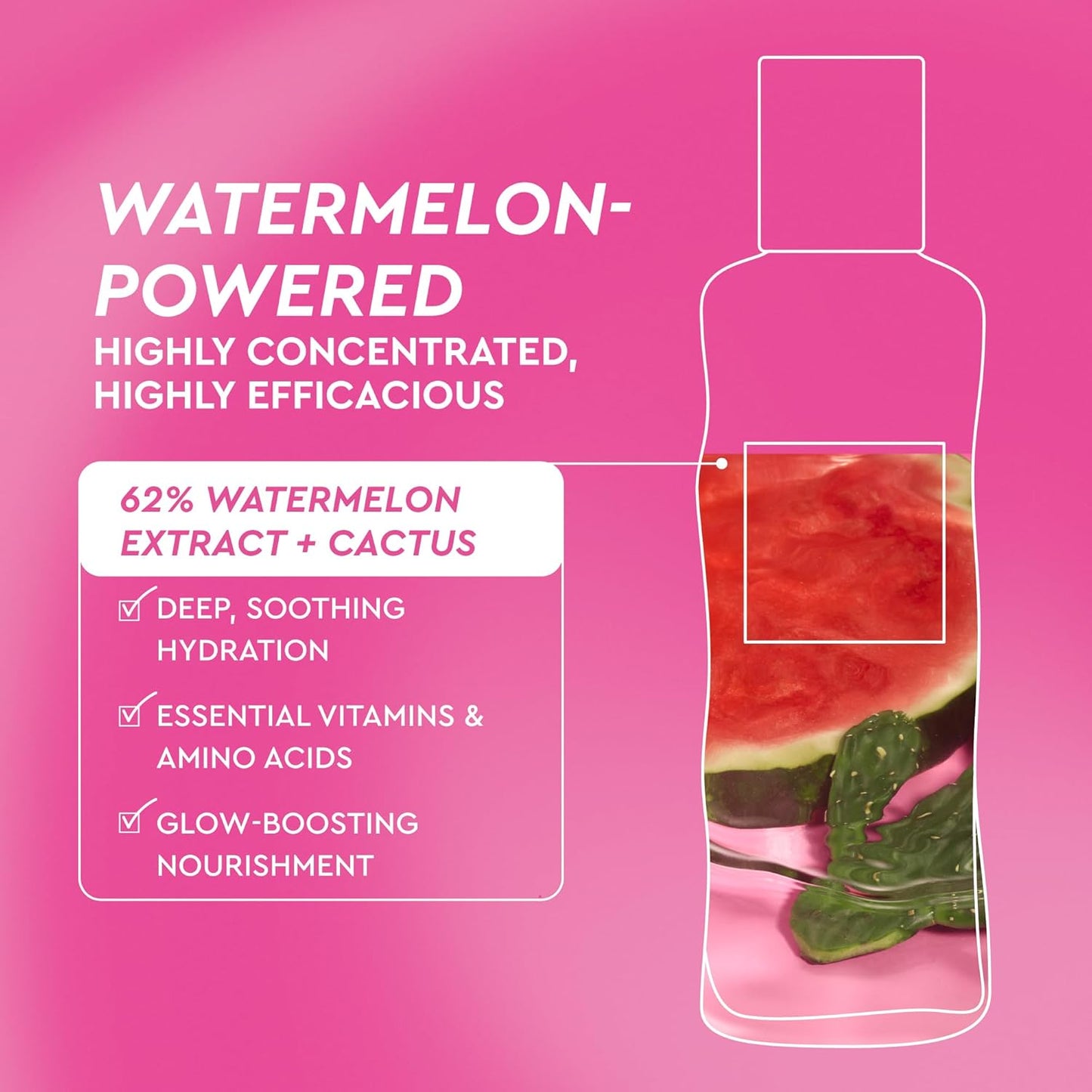 PHA + BHA Face Toner, Korean Exfoliating Toner for Pores, Gentle Chemical Exfoliant + Hydrating Toner, Watermelon, Cactus Water + Glycerin (150Ml)