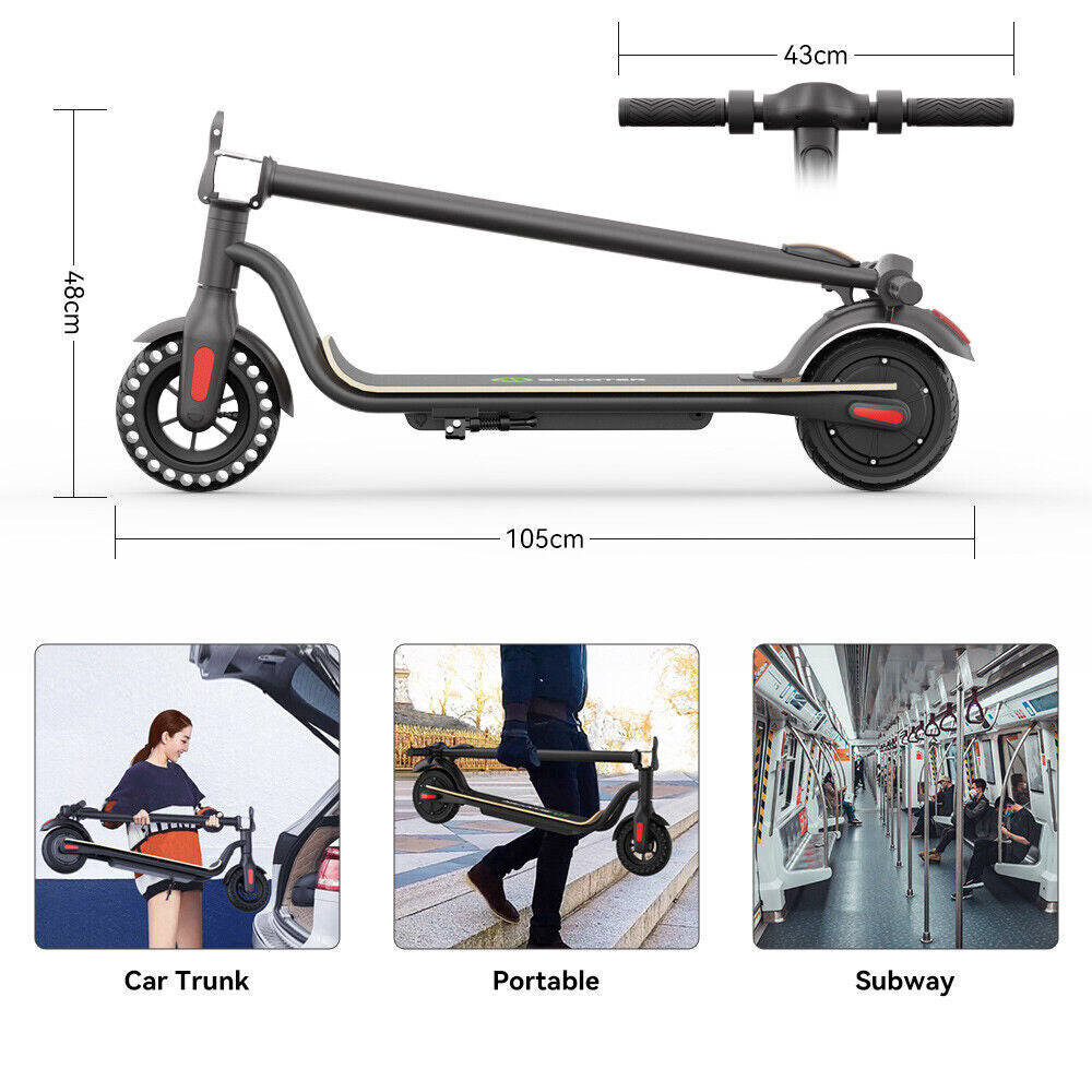 2024 ADULT ELECTRIC SCOOTER LONG-RANGE FOLDING E-SCOOTER SAFE URBAN COMMUTER