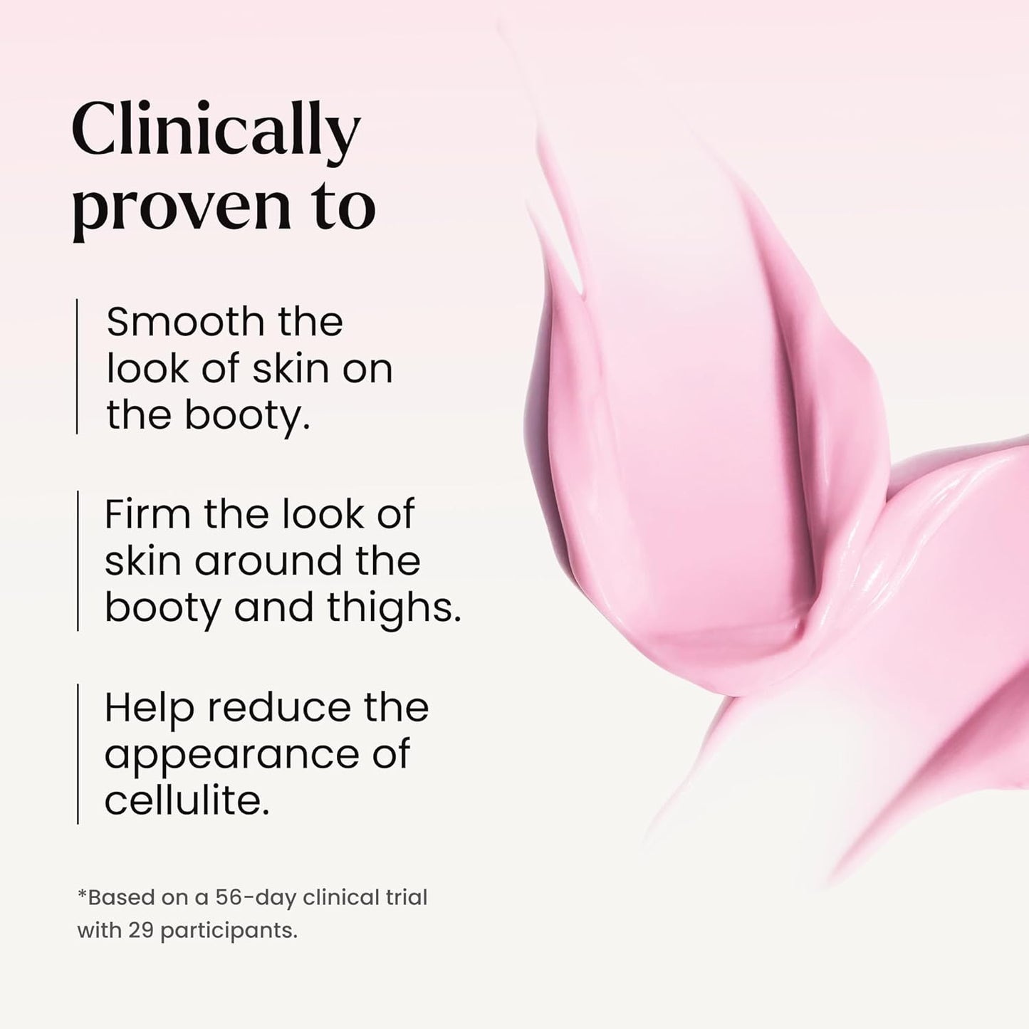 B-TIGHT Lift & Firm Booty Mask - Skin Tightening & Firming Cream for Booty & Thighs - Cellulite Cream with Caffeine & Brazilian Peppertree - Butt Mask for Smooth-Looking Skin (3.4 Fl Oz)