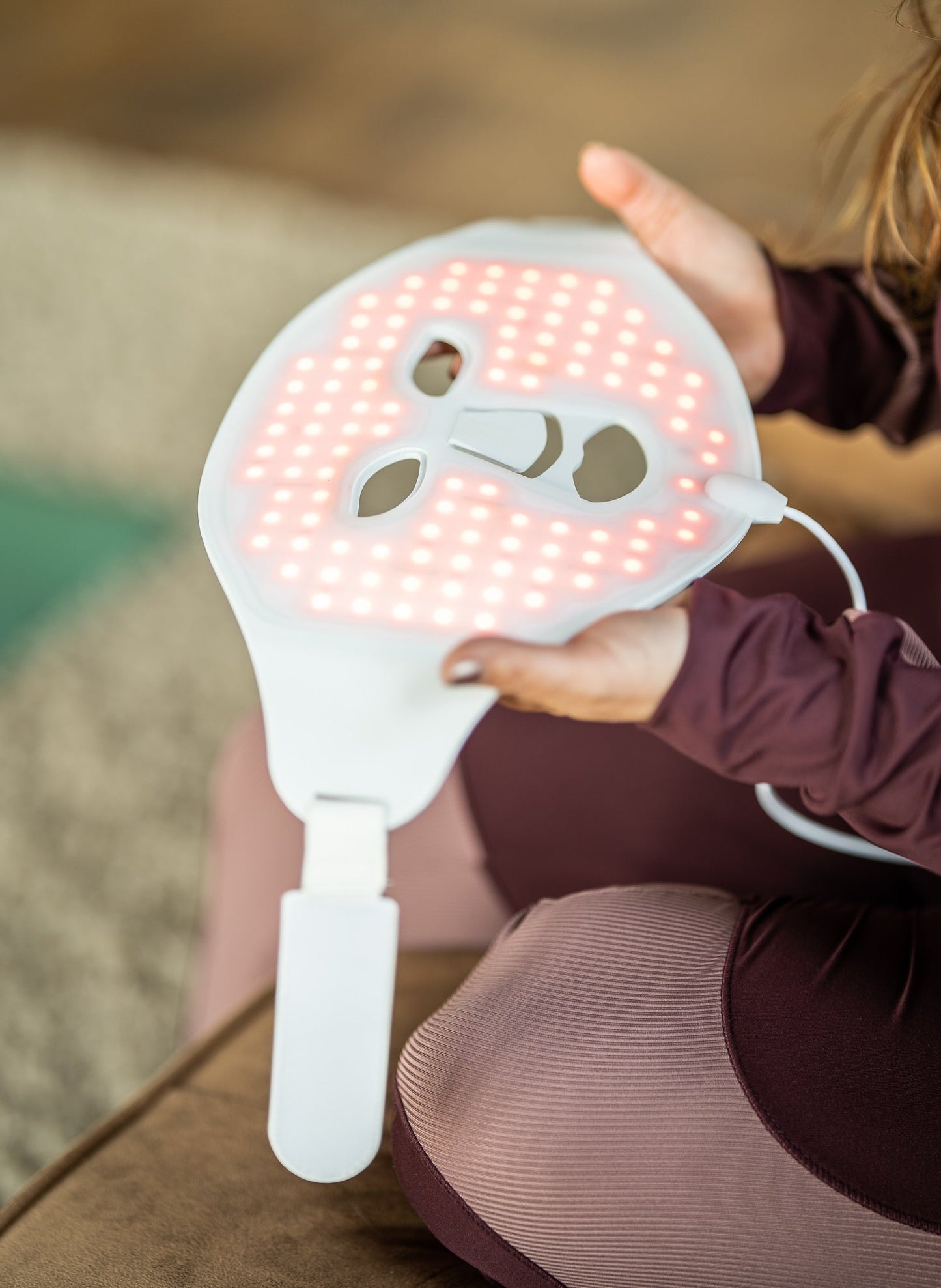 LED Light Therapy Face Mask – Anti-Aging Skin Care, Red Light Facial Mask